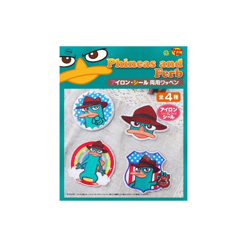 Minoda Phineas & Ferb Patch Large Iron/Seal Spy-Large D01Y5952