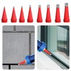 27 Pcs Caulking Finisher Kit, Reusable Caulking Nozzle Coating 15