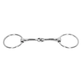 Horse Mouth Bit Stainless Steel Loose Ring Horse Snaffle Bit Anti Biting Mouth Bit for 125mm Horse Mouth
