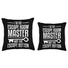 Funny Escape Room Game Master Throw Pillow