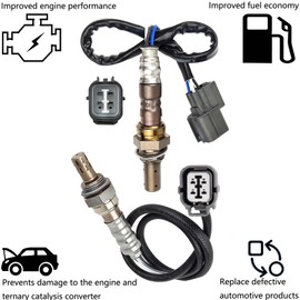 Dropwater 1 Pair Upstream and Downstream Oxygen O2 Sensors Compatible with Acura 2004 2003 2002 Rsx 2.0L Type S,Replaces#234-9005 234-4360,Set of 2pcs