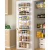 Moforoco White Narrow 9-Tier Over The Door Pantry Organizer, Pantry