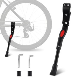 CIYIN Bicycle Stand, Height Adjustable Bicycle Stand Made of Aluminium Alloy, with Non-Slip Rubber Foot and Allen Key for Bicycle Mountain Bike Road Bike, for 20 - 27 Inch Bicycles, BMX, MTB