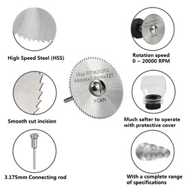 Mini Rotary Tool Accessories Kit 121pcs HSS Drill Bit Diamond Rotary File Cut off Saw Blade Polishing Sanding Cutting Kit for Engraving, Grinding, Sanding, Cutting, Polishing