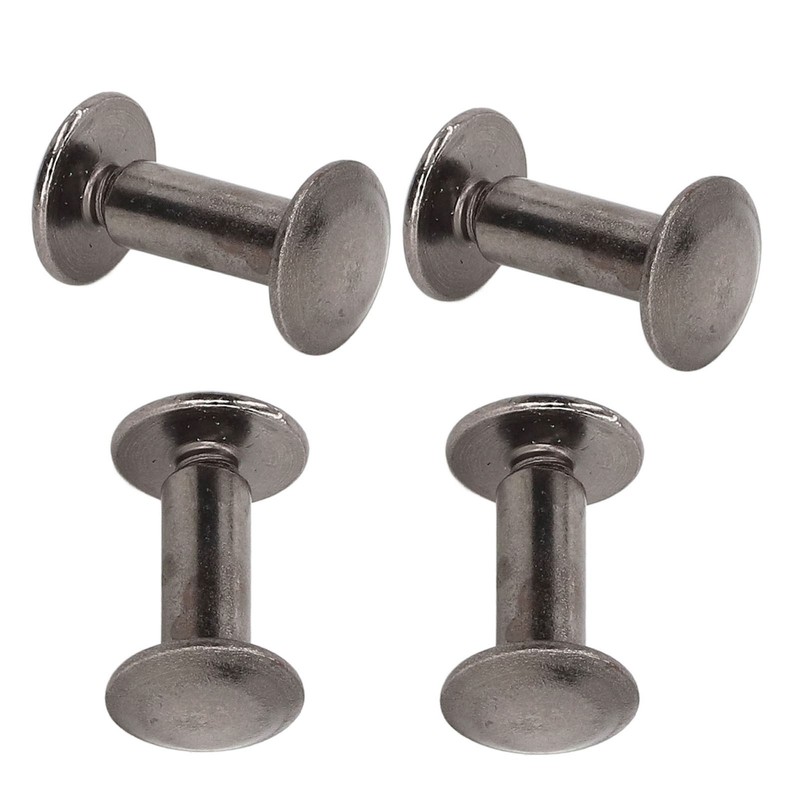 200 Sets Book Binding Screw Environmental Brass Metal Chicago Binding