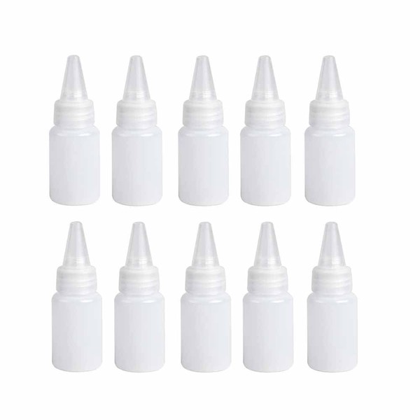 Leadigol 10PCS Condiment Squeeze Bottles, Plastic Squeeze Bottles, container, Great