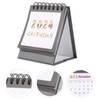 Alipis 2024 Mini Desk Calendar Standing Flip Desk Calendars Table