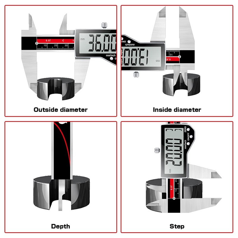 Digital Caliper Electronic Caliper Measuring Tool Precision Digital Vernier Caliper
