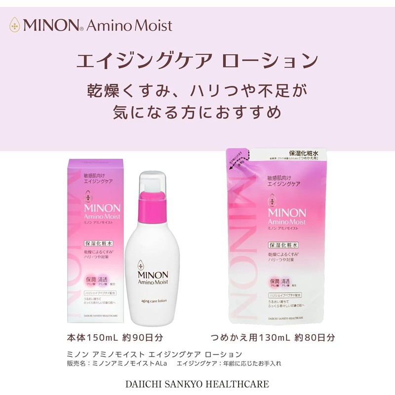 Minon Amino Moist Aging Care Lotion, 5.3 fl oz (150