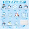 72PCS Winter Snowflake Bulletin Board for Classroom Decoration Winter Snowman