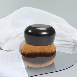 Large Self Tanning Brush, Kabuki Brush for Body And Face,Body Makeup Brush for Tan Application,Blusher Brush,Fake Tan Tanning Perfector for Leg Arm Makeup & Bronzer,Suncreen Applicator (BLACK)