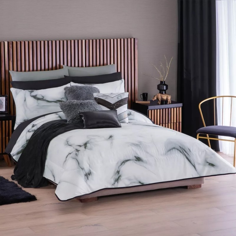 Concord Edredón Blanco Alexander King Size + Fundas Concord