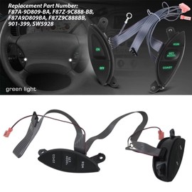Steering Wheel Cruise Control Switch F87Z-9C888-BB SW5928 for 1999-2004 Ford F150 Truck Lightning