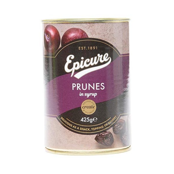 Epicure Tinned Fruits (Prunes in Syrup 2 x 425g)