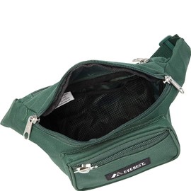 Everest Signature Waist Pack, Black, One Size (Model:&E044MD-BK)