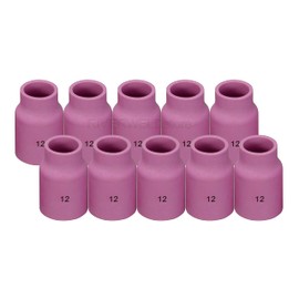 RIVERWELD TIG Gas Lens Alumina Nozzle Ceramic Cups Jumbo Large 53N87 (12# 3/4" Orifice) Fit SR DB WP 9 17 18 20 25 26 TIG Welding Torch 10pk