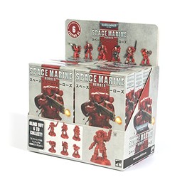 Games Workshop - Warhammer 40,000 - Space Marine Heroes 2022 - Blood Angels Collection One (Display Box of 8), Red