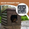 Solar Panel Exhaust Fan - 30W Solar Ventilation Fan for