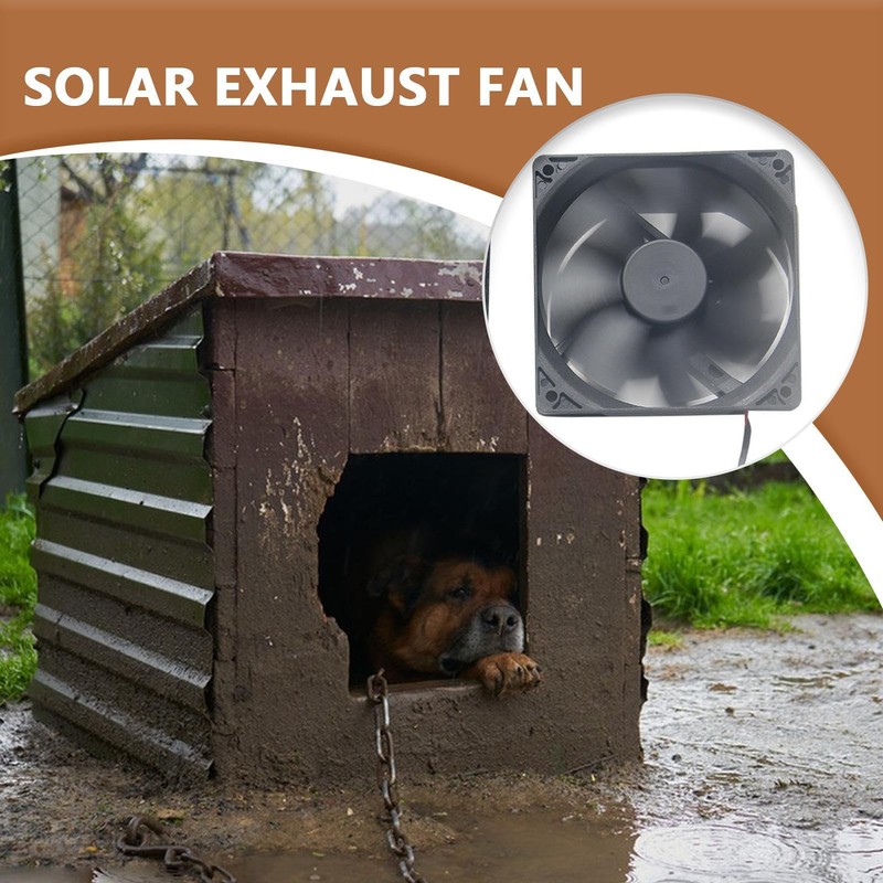 Solar Panel Exhaust Fan - 30W Solar Ventilation Fan for