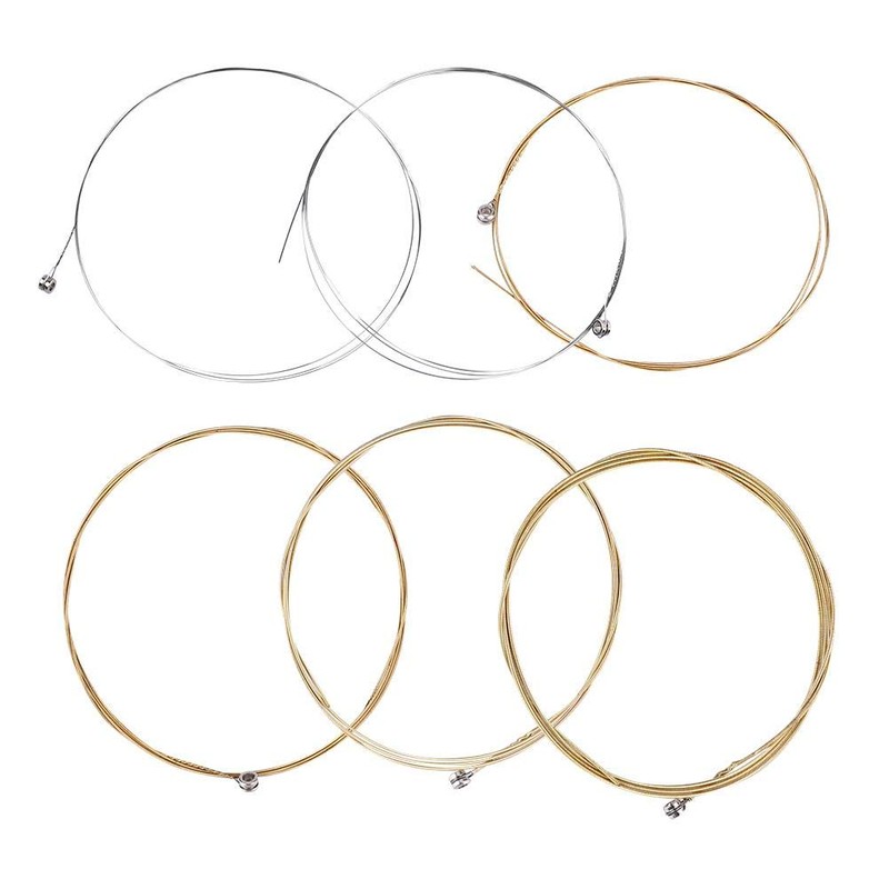 Guitar Strings Set, 6 Strings, Acoustic Guitar Strings Stainless Steel,