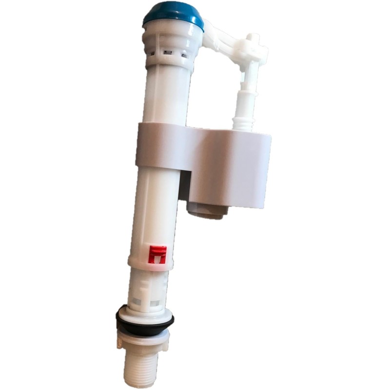 Universal Toilet Fill Valve with Adjustable Height and Removable Screen