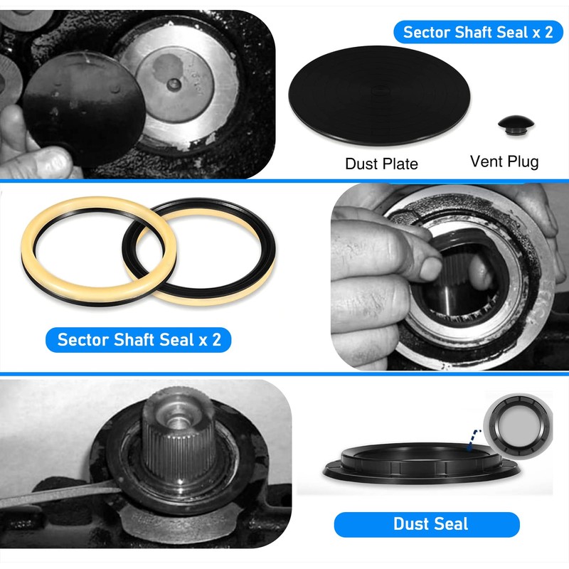 YMT Sector Shaft Seals Repair Kit Replace for Sheppard M100