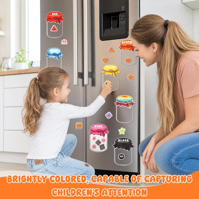 GWCYMYD Magnetic Colour Sorting Toys, 16 x 12 cm Educational
