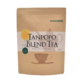 Mamanic Dandelion Tea, Caffeine-free, Calorie Free, Additive-Free, Dietary Fiber, Kintoki Ginger, Dandelion Blended Tea Bags, Breastfeeding, Pregnancy, Nursing, Made in Japan, 30 Packs