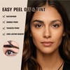 Peel Off Eyebrow Tint Dark Brown, Long Lasting Tattoo Brow