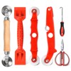 Screen Repair Tool,Window Roller,Spline Installer,6 in 1 Window Installation Tool,Screen