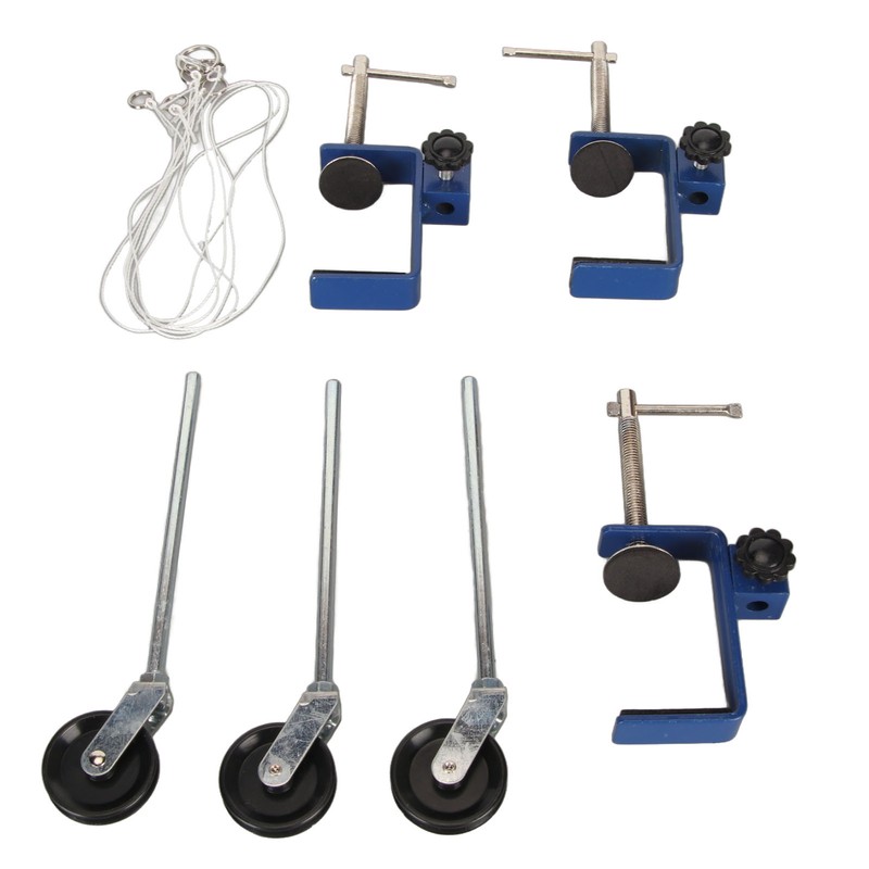 Table Mounting Clamp Reinforced Metal Plastic Pulley Multi Purpose Metal