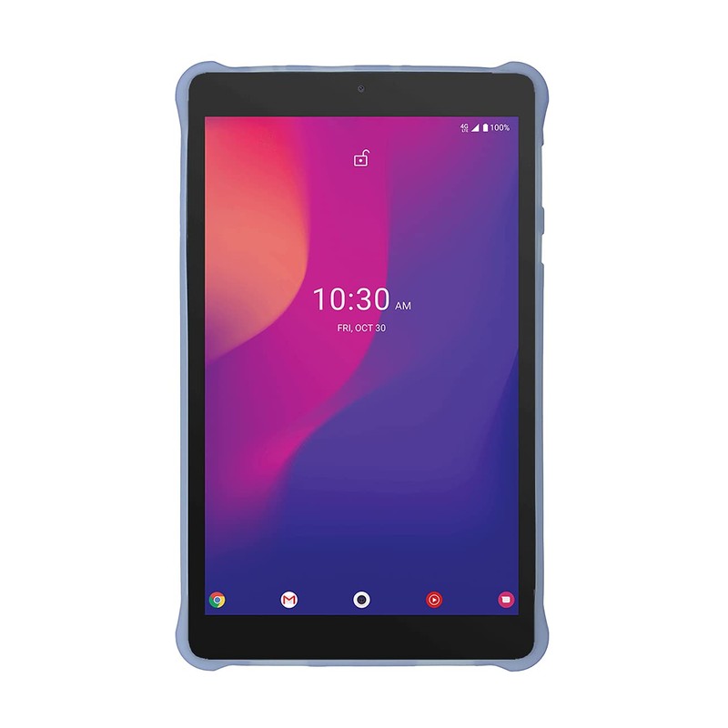 iShoppingdeals Alcatel Joy Tab 2 TPU Case, Semi-Transparent Protective Cover