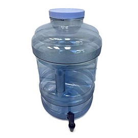 AquaNation BPA Free Water Bottle with Big-Mouth & Dispensing Valve Spigot, 5 Gallon Perfect for Home, Kitchen, Office, Sports Events, and Indoor Outdoor Activities