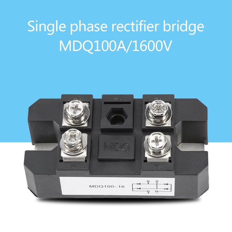 100A 1600V Single-Phase Diode Bridge Rectifier Module High Power 4
