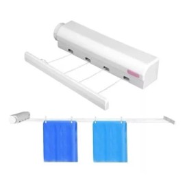 Kuk Tendedero Retráctil Plegable De Pared 4 Líneas