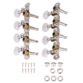 Mandolin Machine Heads, 8 String Guitar Tuning Pegs String Tuning Pegs 4L4R for Mandolin Instruments Accessory