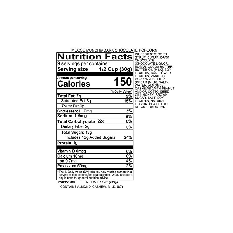 Harry & David Moose Munch Premium Popcorn Box - Dark