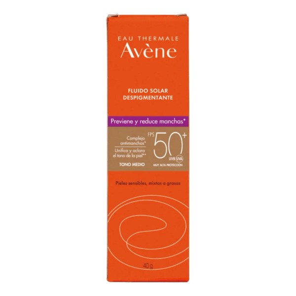 Protector Solar Despigmentante 50fps+ Tono Medio 40ml Avène