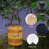 Solar Lanterns,Livinlarge Solar Rattan Light Outdoor Waterproof Solar Lights for
