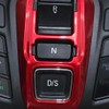 ruihe RED Car Gear Shift Knob Console Panel Trims Cover