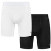 Gladiator Sports Compression Shorts - Men (Black and White), White