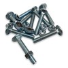 M8 Cup Square Carriage Bolt & Nut - Bright Zinc