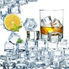 120 x 20 mm Artificial Ice Cubes, Crystal Clear Imitation