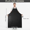 Thicker Rubber Apron, 51.18 x 35.43" Adjustable Apron, Heavy Duty