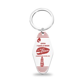 SEIRAA The Bayside Claw Motel Keychains Nancy Movie Gifts The Bayside Claw Gifts Drew Crew Hotel Keychains (Open7 CA)