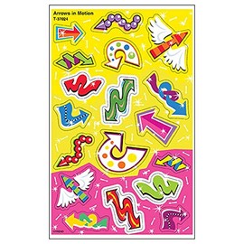 トレンド ごほうびシール キラキラ 矢印 シール 36片 Trend Foil Bright Stickers Arrows in Motion T-37024