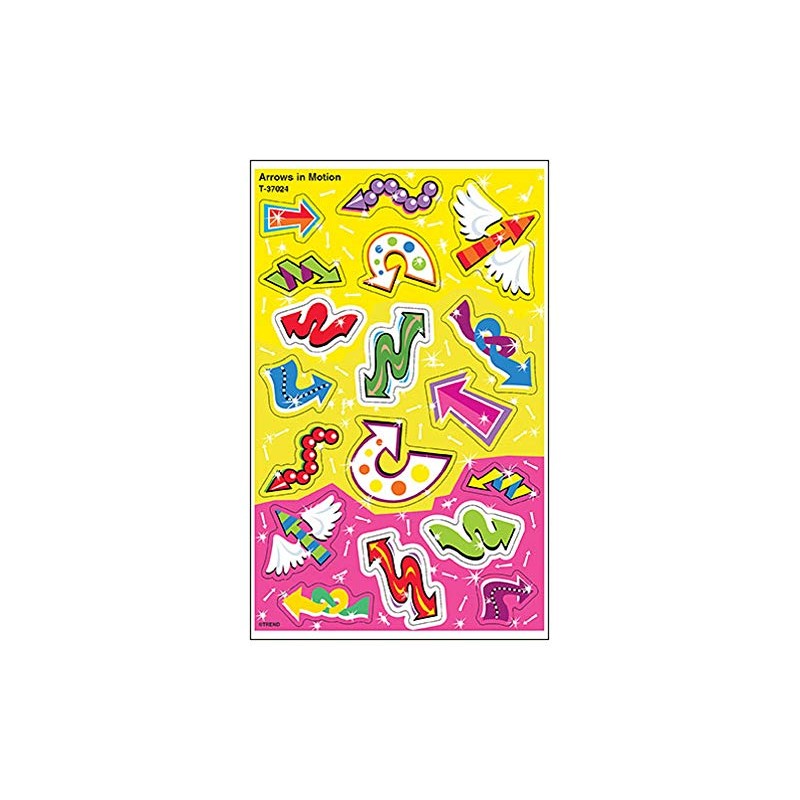 トレンド ごほうびシール キラキラ 矢印 シール 36片 Trend Foil Bright Stickers