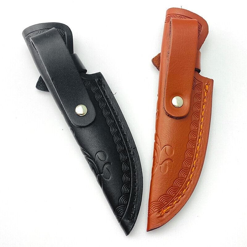 Leather Sheath Fixed Blade Straight Knife Leather Sheath Scabbard Pouch