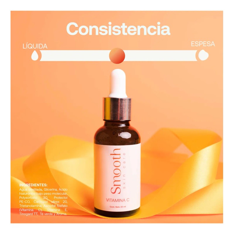 🍊💧 Smooth Skincare Vitamin C Facial Serum – Brightening &