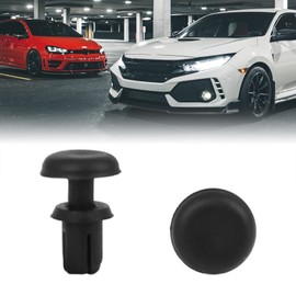 sourcing map Pack of 30 4 mm Plastic Rivets Push Type Panel Holder Clasp Clip for Car